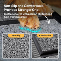 Dog Ramp for Cars, 71" L × 17.2" W, Extra-Long Foldable | Extra-Long for a Gentler Climb, Non-Slip Rug Surface, 250-Lb Capacity, Space-Saving Storage, Stable Support