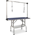 Dog Grooming Table Designed for Home Use, 36 Inch Foldable, 300 lb Capacity, Adjustable Height Arm