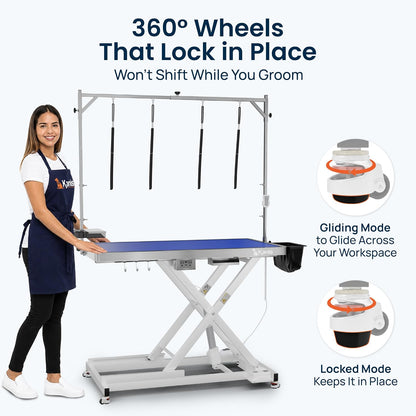 Professional Electric Dog Grooming Table - Heavy Duty