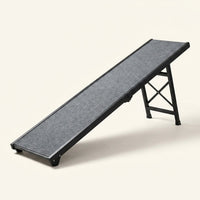 Dog Ramp for Cars, 71" L × 17.2" W, Extra-Long Foldable | Extra-Long for a Gentler Climb, Non-Slip Rug Surface, 250-Lb Capacity, Space-Saving Storage, Stable Support — Studio Shot