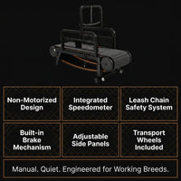 Dog Treadmill, Non-Motorized, Quiet, Smooth, Adjustable Pet Treadmill, Pit Bull Training Equipment with Brakes and Speedometer — Results & Stats
