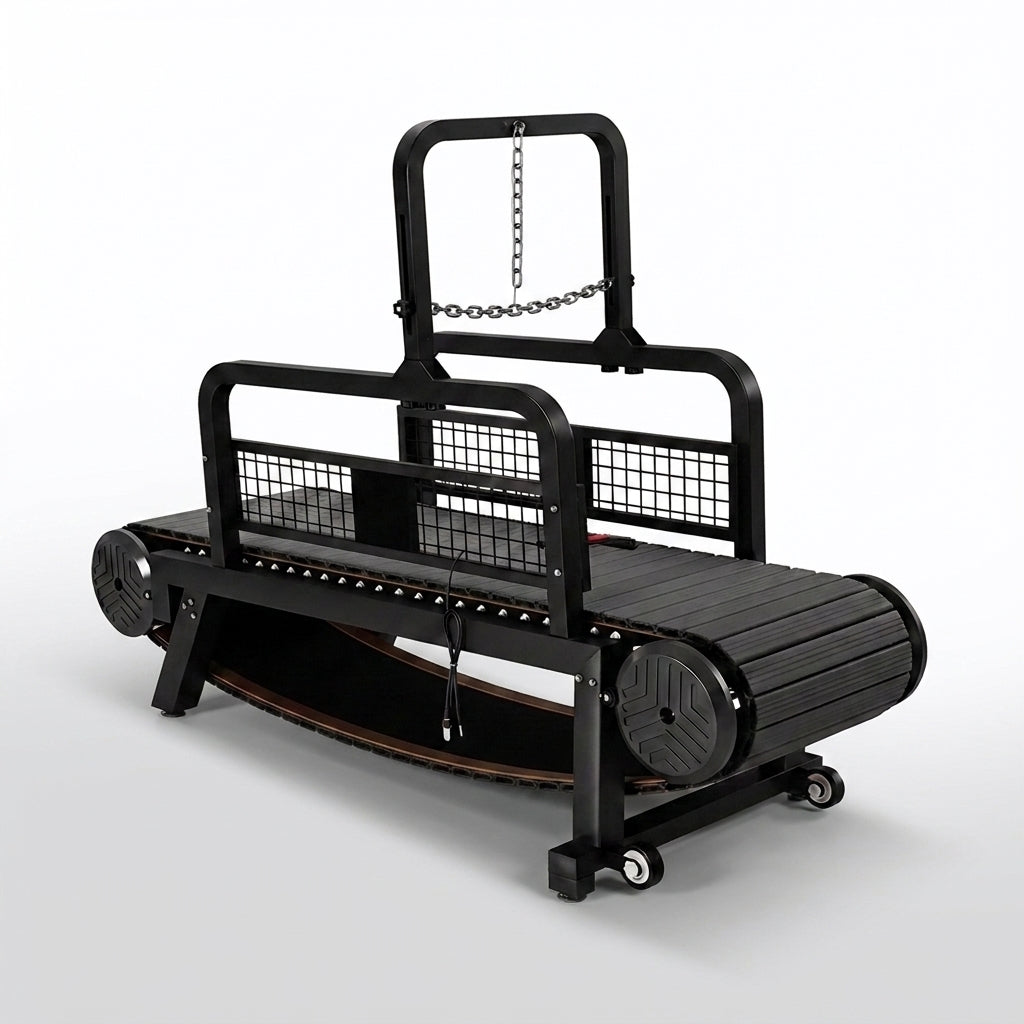 Dog Treadmill, Non-Motorized, Quiet, Smooth, Adjustable Pet Treadmill, Pit Bull Training Equipment with Brakes and Speedometer — Studio Shot