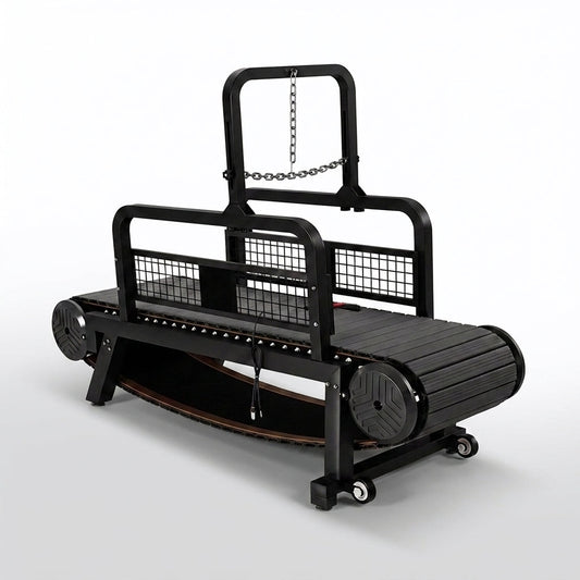 Dog Treadmill, Non-Motorized, Quiet, Smooth, Adjustable Pet Treadmill, Pit Bull Training Equipment with Brakes and Speedometer — Studio Shot
