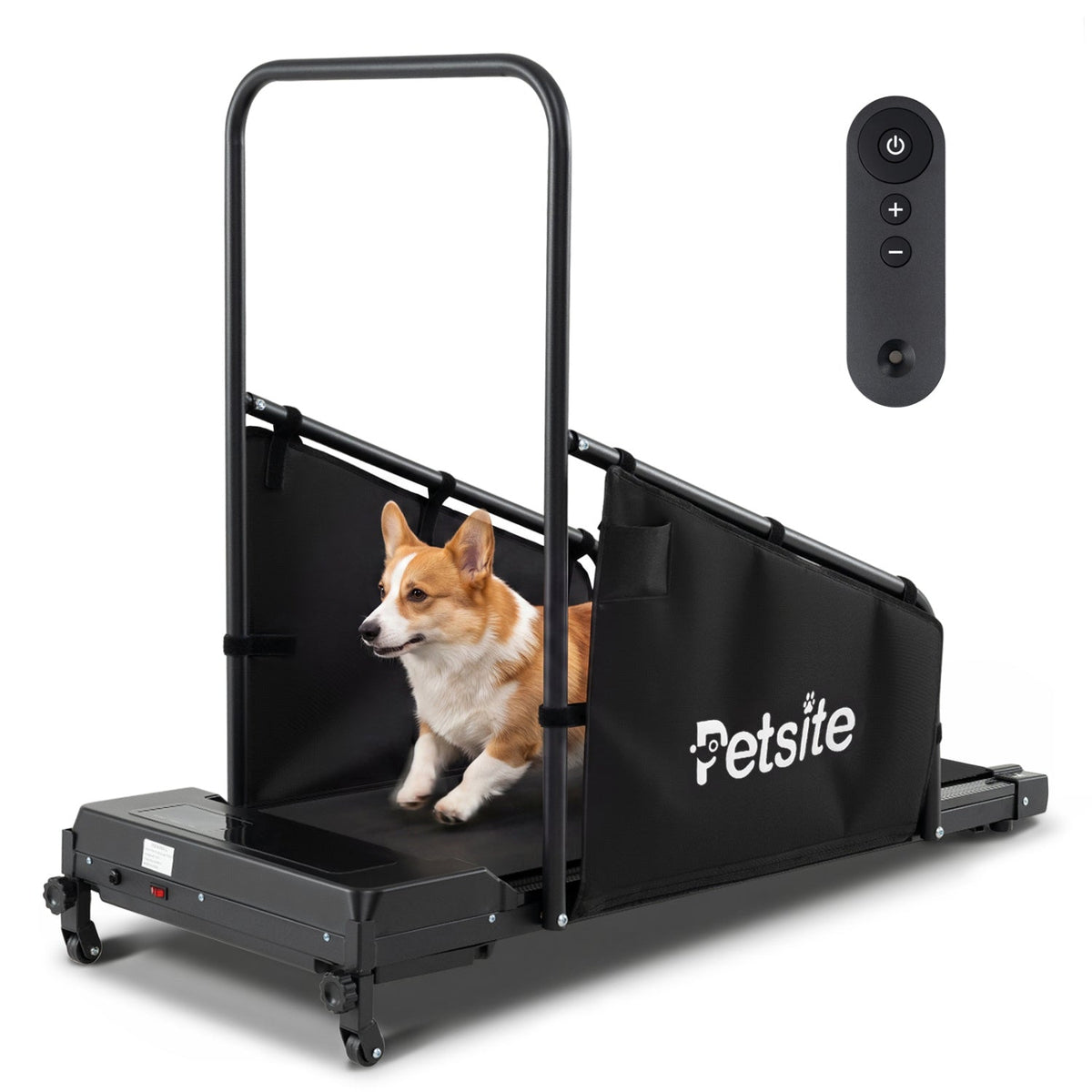 Dog Treadmill with Remote & LCD Display | Recommended Pet Weight Up to 130 lbs