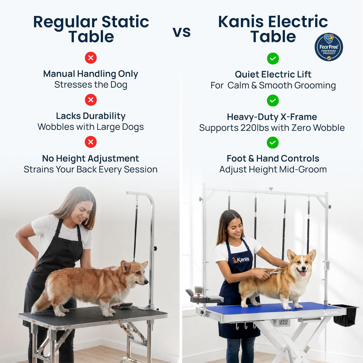 Professional Electric Dog Grooming Table - Heavy Duty