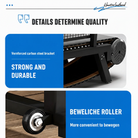 Dog Treadmill Designed for Indoor Exercise, Non-Motorized, Quiet Operation, Adjustable Speed, Built-in Brakes