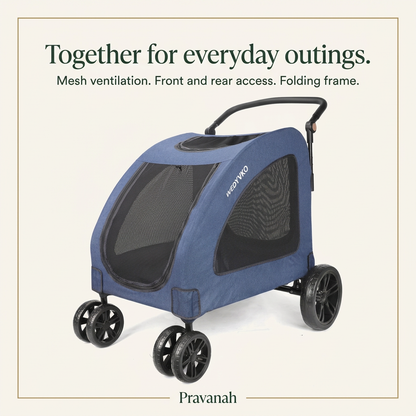 Heavy-Duty Dog Stroller for Large Dogs | Up to 120 lbs