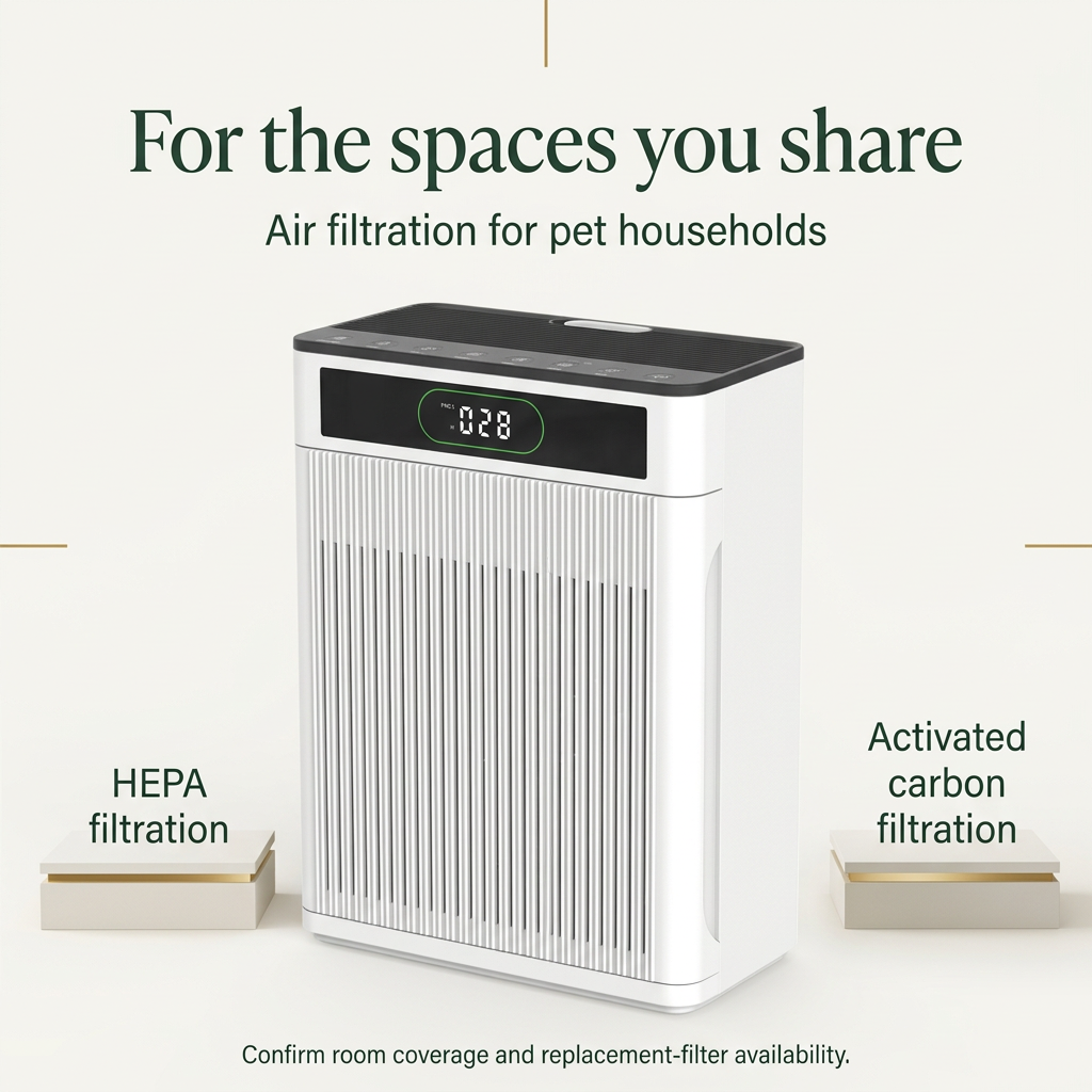 Air Purifier for Pet Homes | HEPA & Activated Carbon Filtration