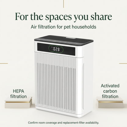 Air Purifier for Pet Homes | HEPA & Activated Carbon Filtration