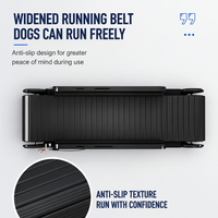 Dog Treadmill Designed for Indoor Exercise, Non-Motorized, Quiet Operation, Adjustable Speed, Built-in Brakes
